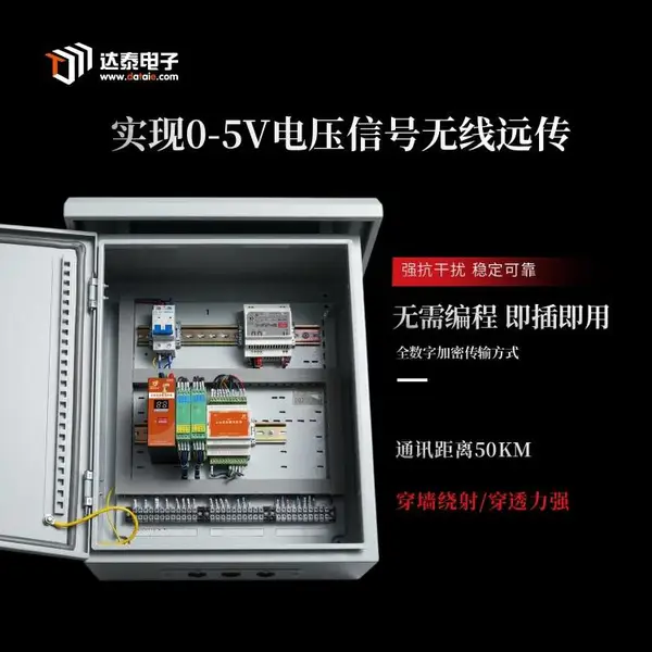 工业级无线通信设备 模拟量信号输入输出至PLC实现远程测量