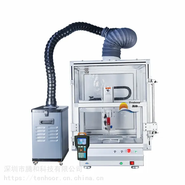 腾和THTFDJ331 桌面式带罩环保型自动化单工位涂覆机线路板喷涂机