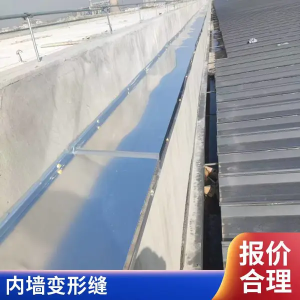 外墙嵌平型变形缝橡胶嵌平型伸缩缝建筑墙面变形缝 铝合金变形缝