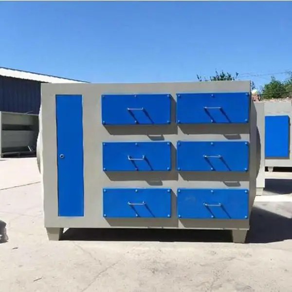 抽屉式活性炭吸附箱内结构图_30000风量活性炭箱尺寸