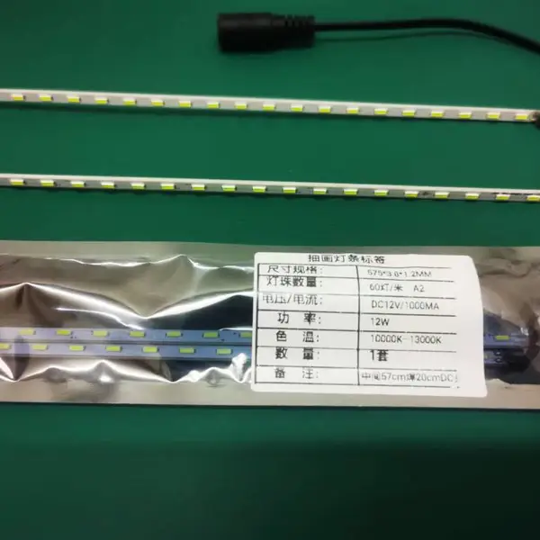 LED超薄硬灯条抽画灯箱灯条圆角磁吸灯箱灯条4MM超薄灯箱灯条