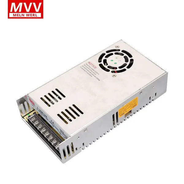 明纬FY-400W-12V33A户外24V5V防雨LED发光字开关电源广告牌变压器