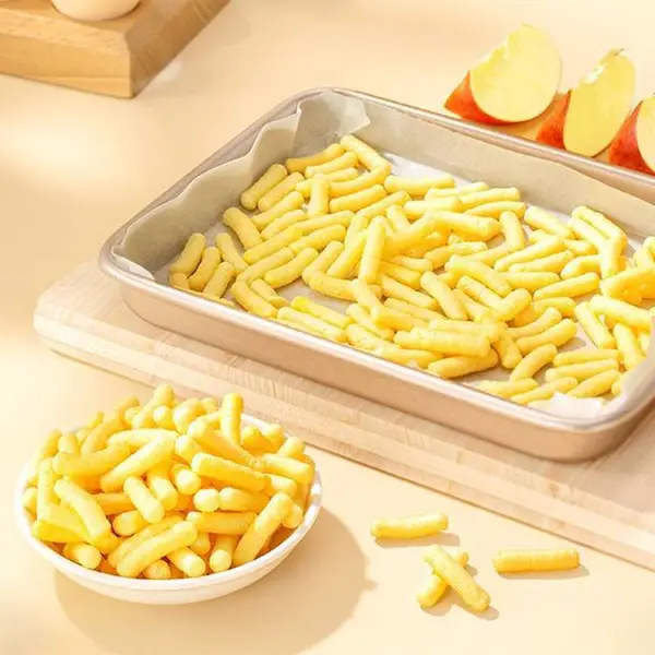 膨化磨牙棒米饼加工线 婴幼儿宝宝零食膨化棒设备