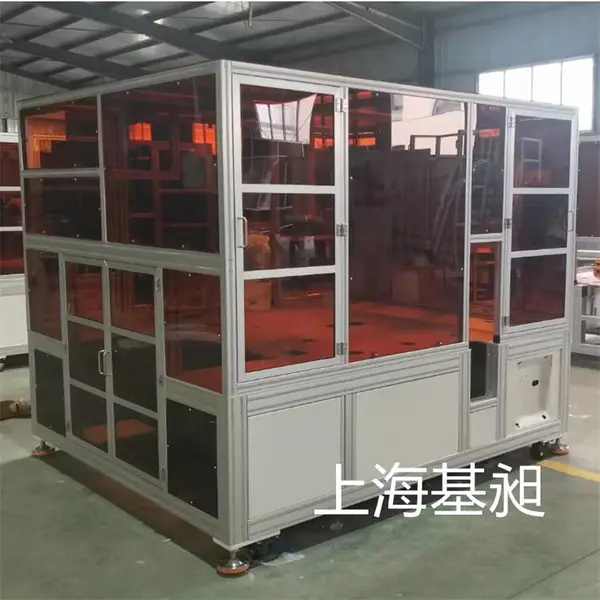 铝型材框架封板可配透明有机玻璃A3烤漆钢板铝塑板和其它钣金件按客户要求配置