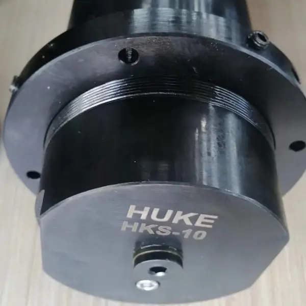 HUKE品牌内置碟形弹簧夹紧/液压放松-机械双作用 纽威车床碟簧油缸