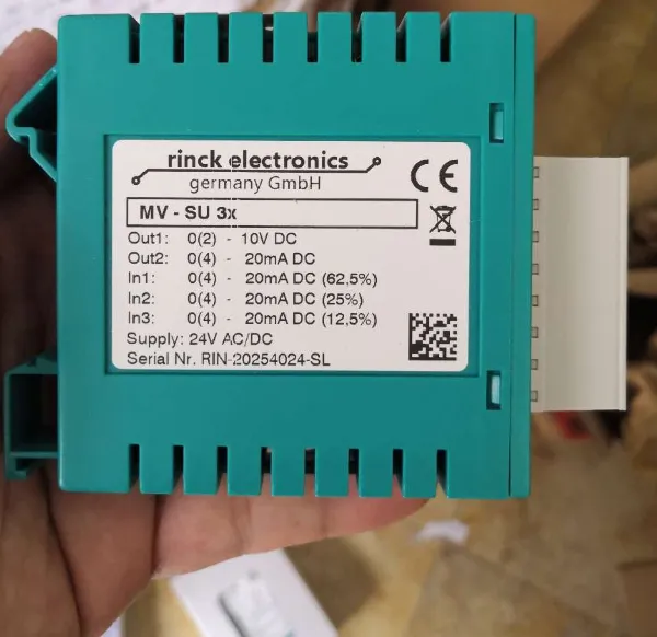 优势供应Rinck Electronic 信号变送器 MV-SU 3*20mA 10V