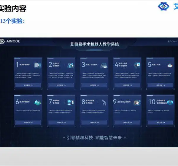 ***模拟手术体验:交互式手术机器人教学实验平台