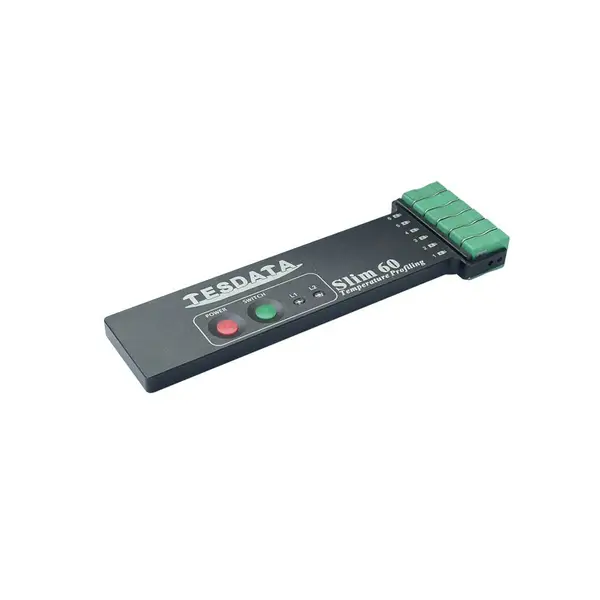 TESDATA Slim60超薄型回流焊波峰焊炉温测试仪 炉温跟踪仪