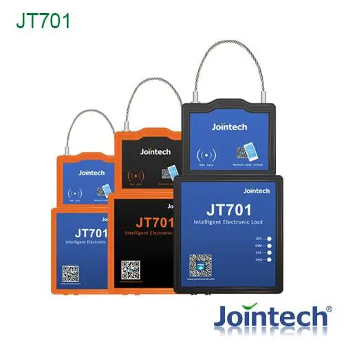 久通钢丝绳GPS电子锁供应于物流运输JT701D挂锁