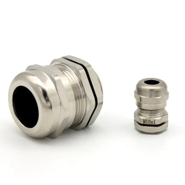 供应铜镀镍防水接头M50星程防水电缆接头