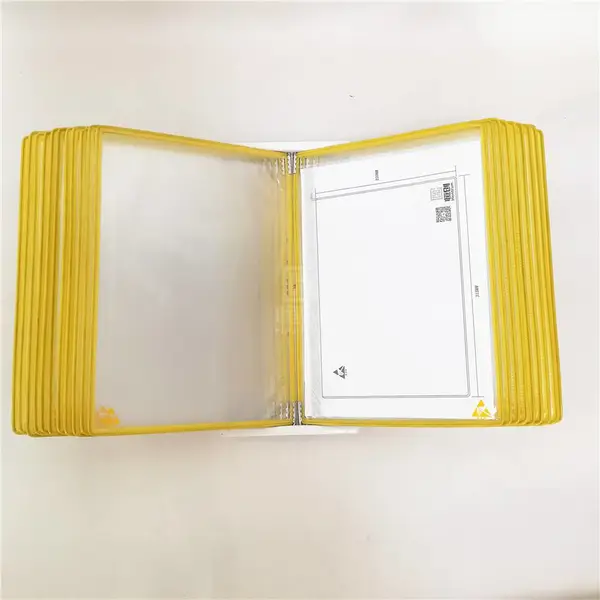 防静电插页文件袋资料展示架挂墙壁桌面型A3A4磨砂透明收纳册