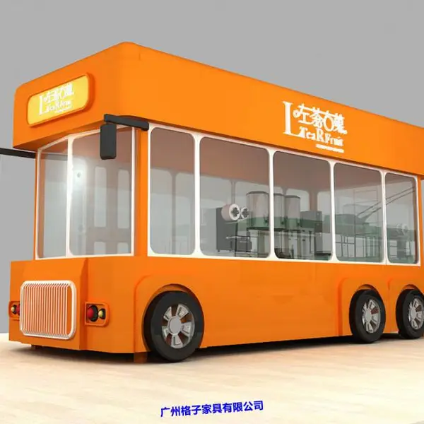 商业街移动售货车,景区公仔摆卖屋,广场美食外卖亭