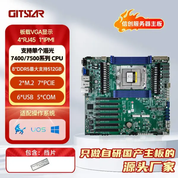 ����GME-5003 ��������֧�ֵ�������7400/7500ϵ��CPU����������