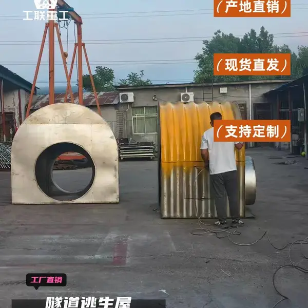 河南工联智能科技 高强度钢制隧道逃生舱 2*3m