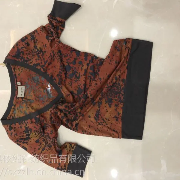 BURN-OUT 烂花印花 烧花 时装 休闲服 家居服 睡衣内衣 围巾 面料