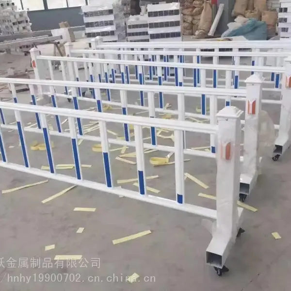 护栏道路市政隔离京式广告宣传马路护栏 交通围栏小区道闸 合肥厂家