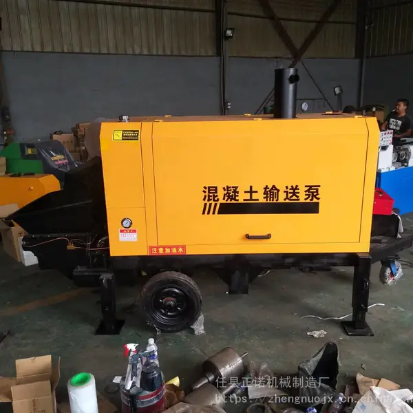直销混凝土搅拌拖泵 一体机细石砂浆液压输送泵 隧道液压湿喷机
