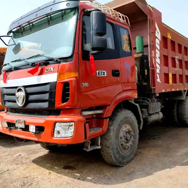 山西忻州市环保严查转让一批后八轮自卸车 二手欧曼自卸车