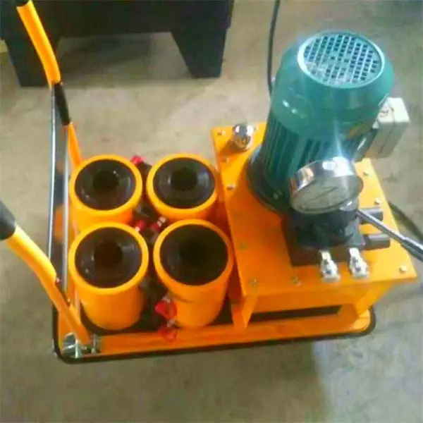 成德 40T换热器专用液压夹紧器 板换张紧器 电动液压扳手
