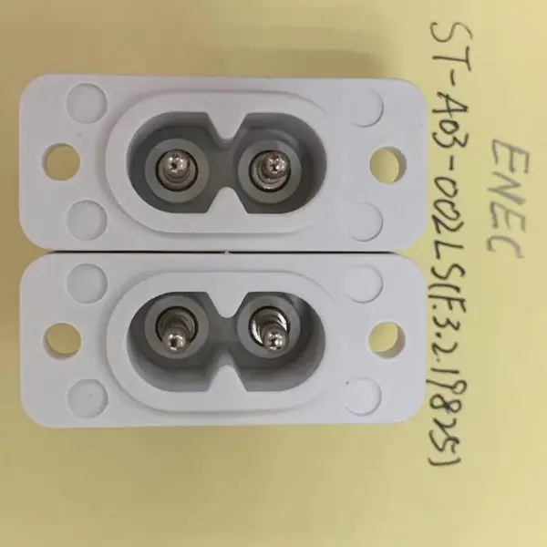 电脑适配器插座充电器插座C8八字形电源插座ST-A03-002非极性8字插座