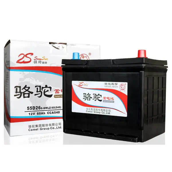 骆驼启动蓄电池6-QW-48起重机扫地机应用12V48AH免维护蓄电池