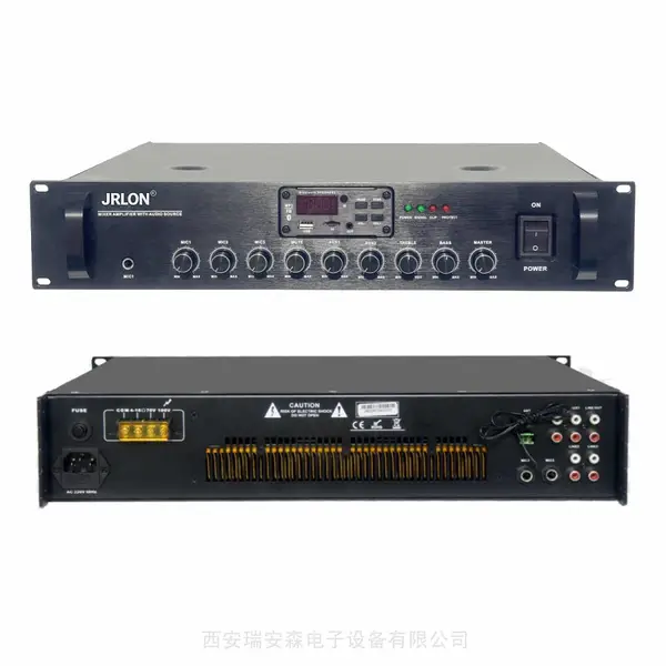 JRLON SA-360U多音源合并式广播功放(360W,U盘/蓝牙/TF卡/FM收音)