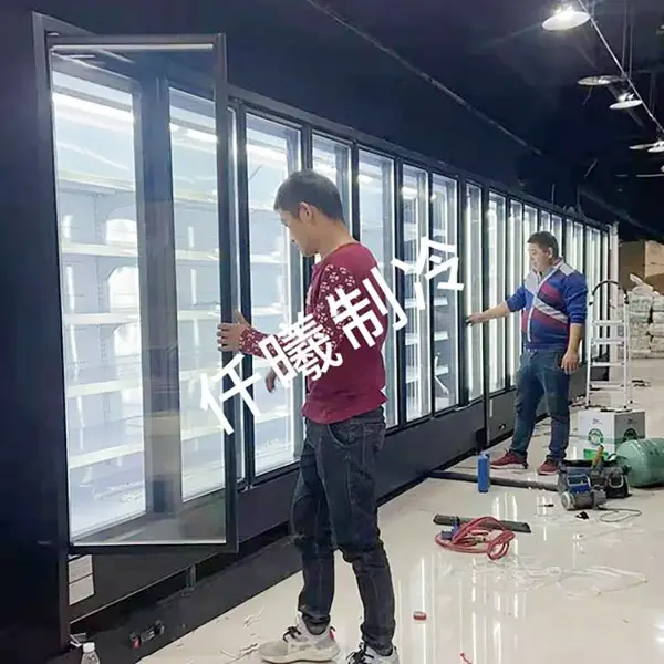 杭州电加热玻璃门尺寸定制用于酒水冷藏保鲜库鲜花水果冷库等