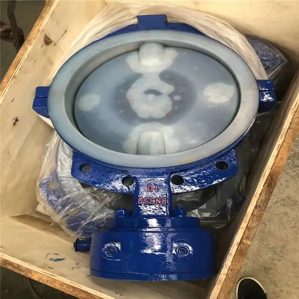 手动涡轮对夹衬氟蝶阀 D371PO-16P 涡轮衬氟对夹蝶阀 不锈钢304对夹衬氟球阀
