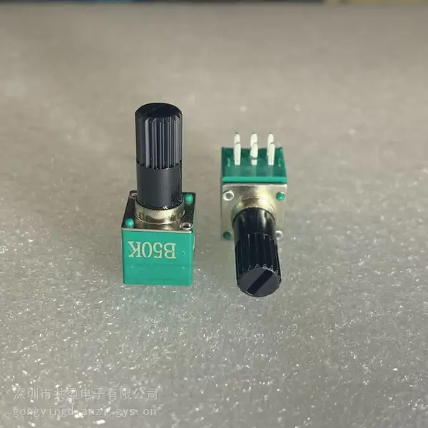 097双联电位器带支架六脚精密B10K电位器可调电位器 音量汽车音响