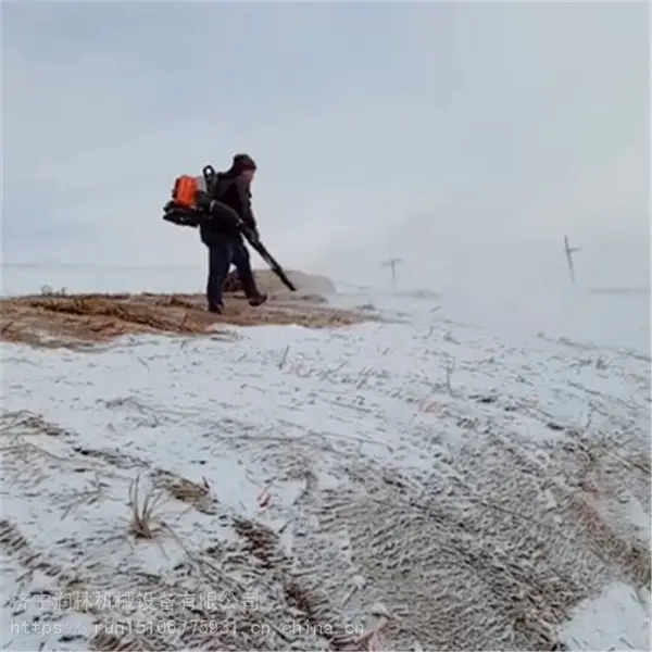 润林背负式吹雪机 园林吹吸机 蔬菜基地吹雪机