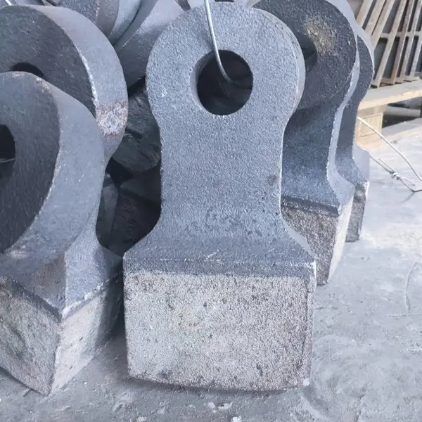 烁磊鄂式破碎机配件 高锰钢衬板边护板 金属粉碎机锤头