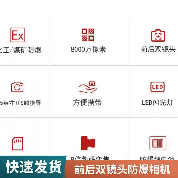 Excam2000防爆数码相机 本安型防爆相机 支持9宫格拍照