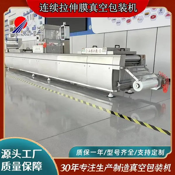 小康DLZ-520D连续拉伸真空包装机 全自动真空包装机 黄精自动真空封口机