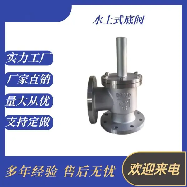 南高阀门销售 水上式底阀SSDF 软密封 铸钢材质法兰连接 DN250