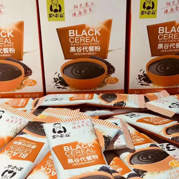 供应益谷坊黑芝麻核桃黑豆粉代餐粉冲剂生产线