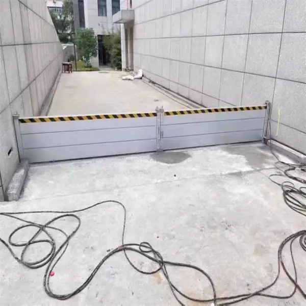 铝合金防汛挡板 防淹挡水板定制挡鼠 地下车库防洪挡板防汛闸门