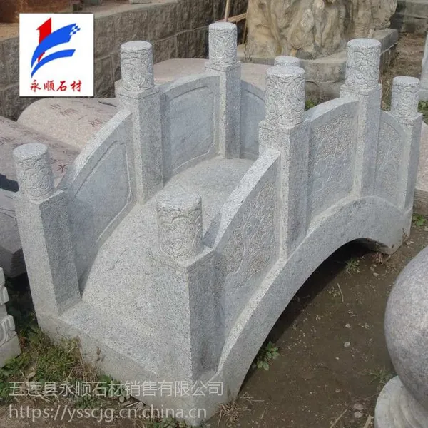 五莲花石材桥栏杆,河道异形桥栏杆,大理石桥栏板定制