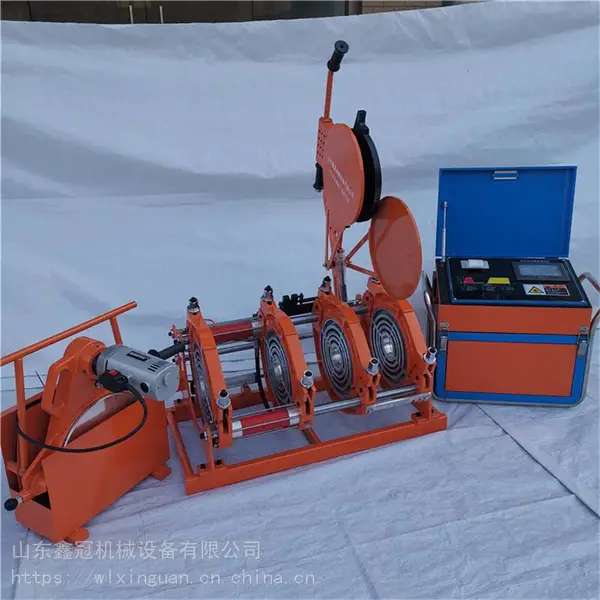 pe315全自动电熔套焊机 300扫码电熔套管焊机 250管件电热熔机