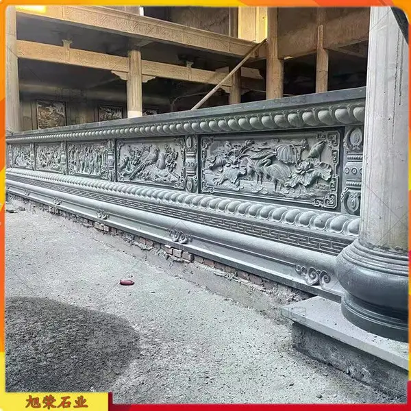 供应寺庙石卧佛像底座 古建石雕须弥座 石材加工寺院石雕佛台