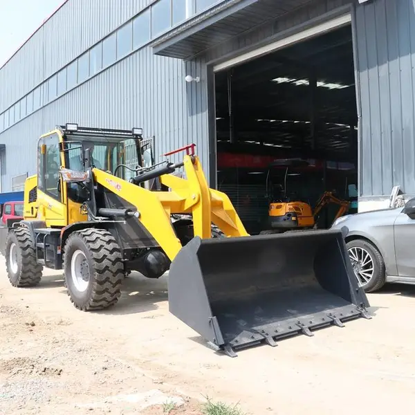 德翊920小型装载机柴油四驱工程建筑推土机抓木机液压轮式铲车