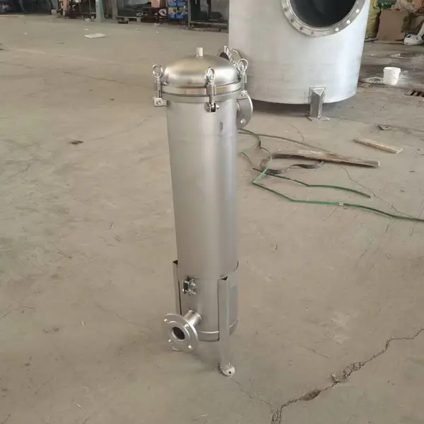 不锈钢滤芯式保安过滤器 饮料原水净化 生产线液体精密保安过滤装置
