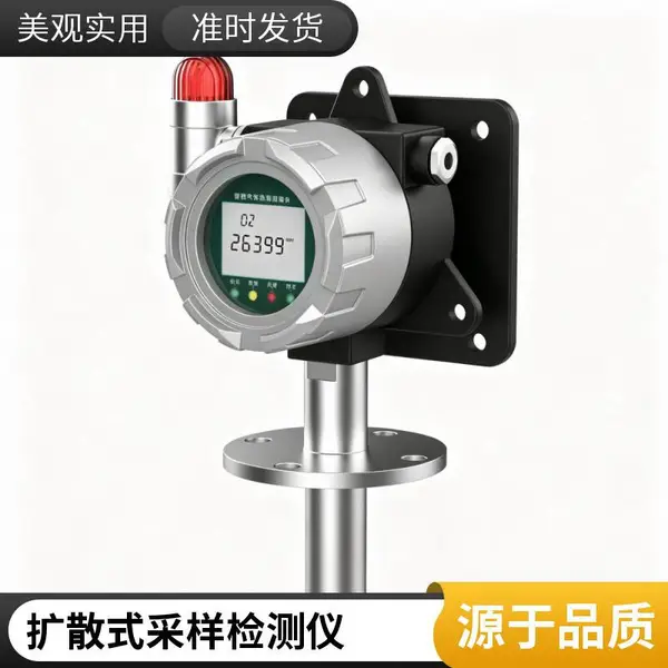 在线固定式法兰款氙气检测仪 防爆防腐蚀外壳 适用于稀有气体存储区