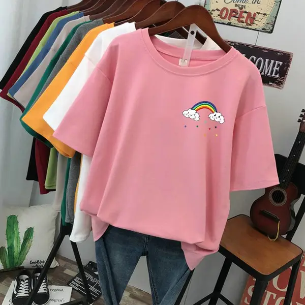 广州品牌女装尾货批发低价女式半袖便宜清货高端女装尾货批发货源