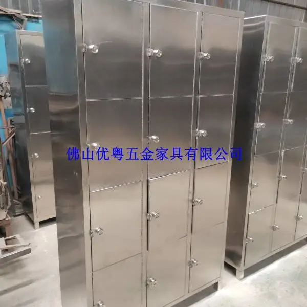 佛山工厂不锈钢柜不锈钢水杯柜仓库货架不锈钢展示架厂家定制