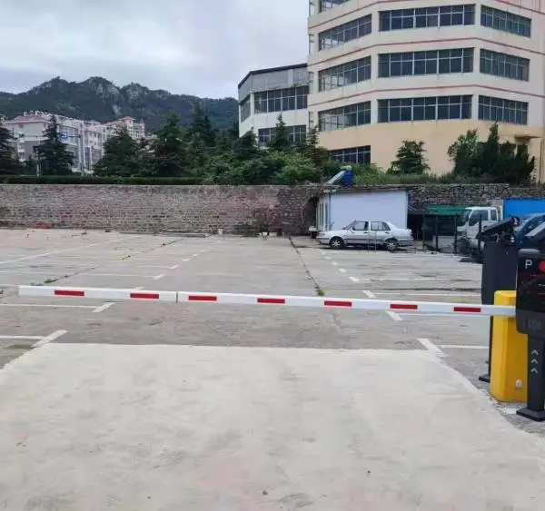 乐陵市小区起落杆门卫升降杆广告道闸安装铝合金道闸杆-优质产品