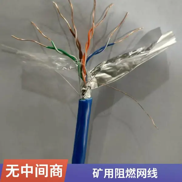 矿用阻燃网线MHSYV-5E MHYV4*2超五类通讯电缆 津缆线缆厂家直供