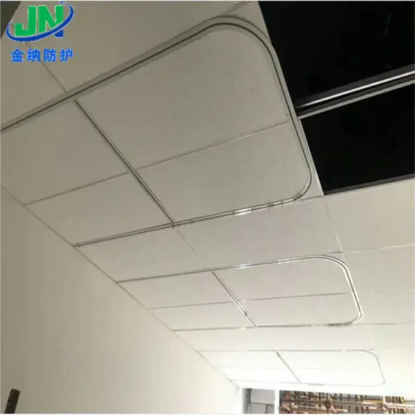 隐藏式医用输液轨道厂家供应烤漆铝合金输液暗轨医院嵌入式隔帘轨道