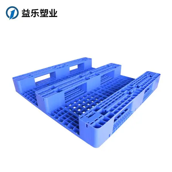 广东成品仓周转塑料托盘 原料包装用地台板 蓝色川字塑料托盘卡板