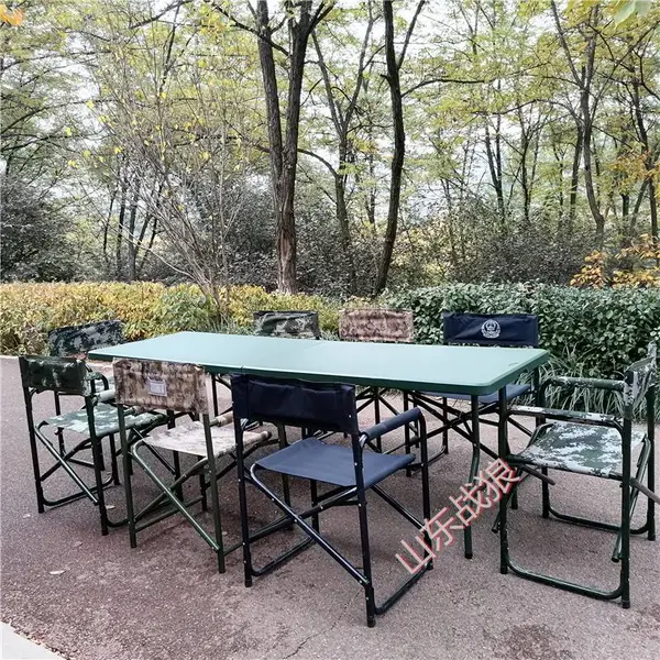 匠军 士*/兵专用多功能折叠吹塑桌部*/队长方行指挥桌(尺寸可定制)吹塑作业桌厂家发货
