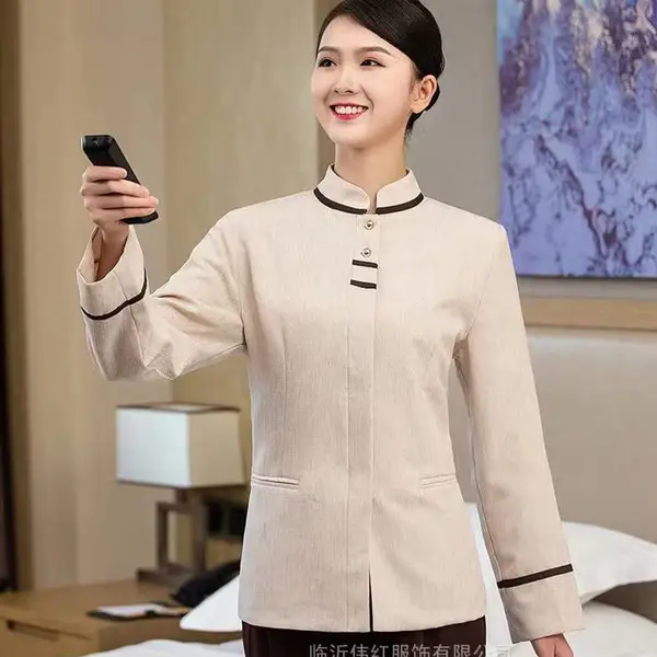 潍坊物业保洁服_伟红服饰吸湿排汗保洁服_威海保洁工作服批发
